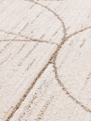 THE RUG EDIT CreamNatural Oslo Moons Rug - Image 8 of 9