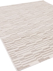 THE RUG EDIT Cream Axel Grid Rug - Image 5 of 9