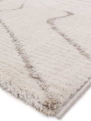 THE RUG EDIT Cream Axel Wave Rug - Image 6 of 9