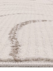 THE RUG EDIT Cream Axel Wave Rug - Image 9 of 9