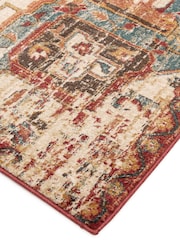 THE RUG EDIT Red Multi Raja Medallion Rug - Image 2 of 6