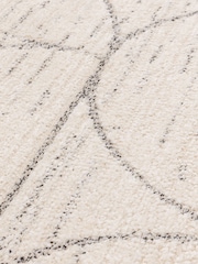 THE RUG EDIT Cream/Grey Oslo Moons Rug - Image 8 of 9