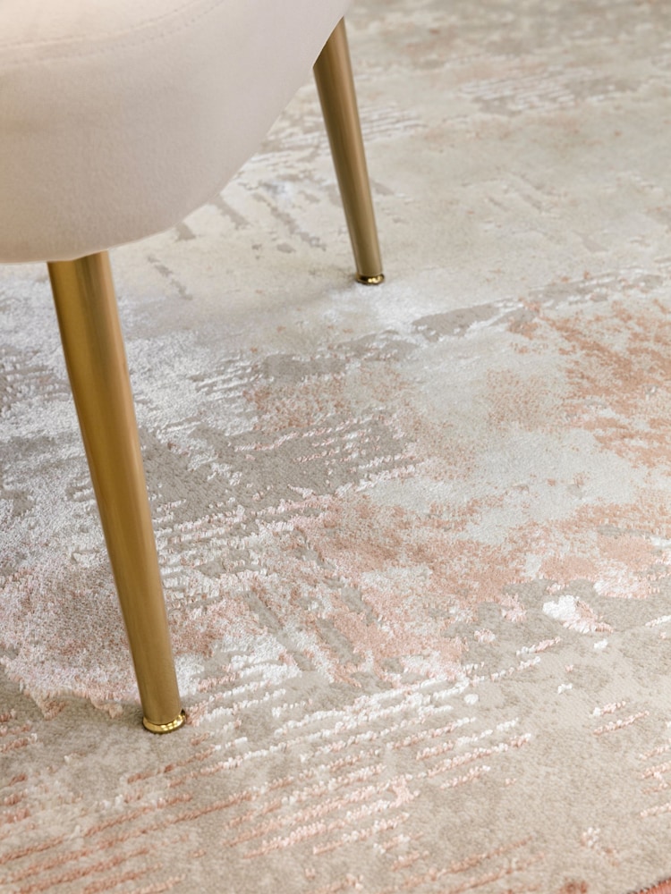 THE RUG EDIT Pink Ritz Absract Rug - Image 2 of 7