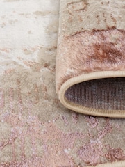 THE RUG EDIT Pink Ritz Absract Rug - Image 4 of 7