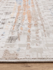 THE RUG EDIT Metallic Miro Grid Rug - Image 9 of 9