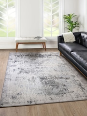 THE RUG EDIT Grey Ritz Absract Rug - Image 1 of 7