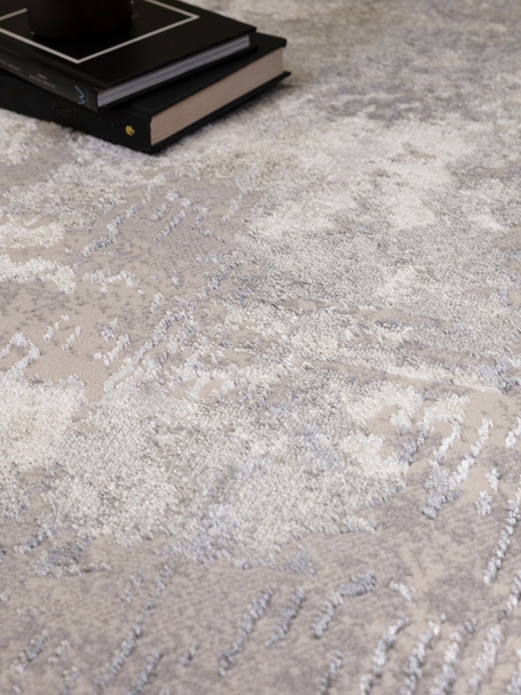 THE RUG EDIT Grey Ritz Absract Rug - Image 2 of 7