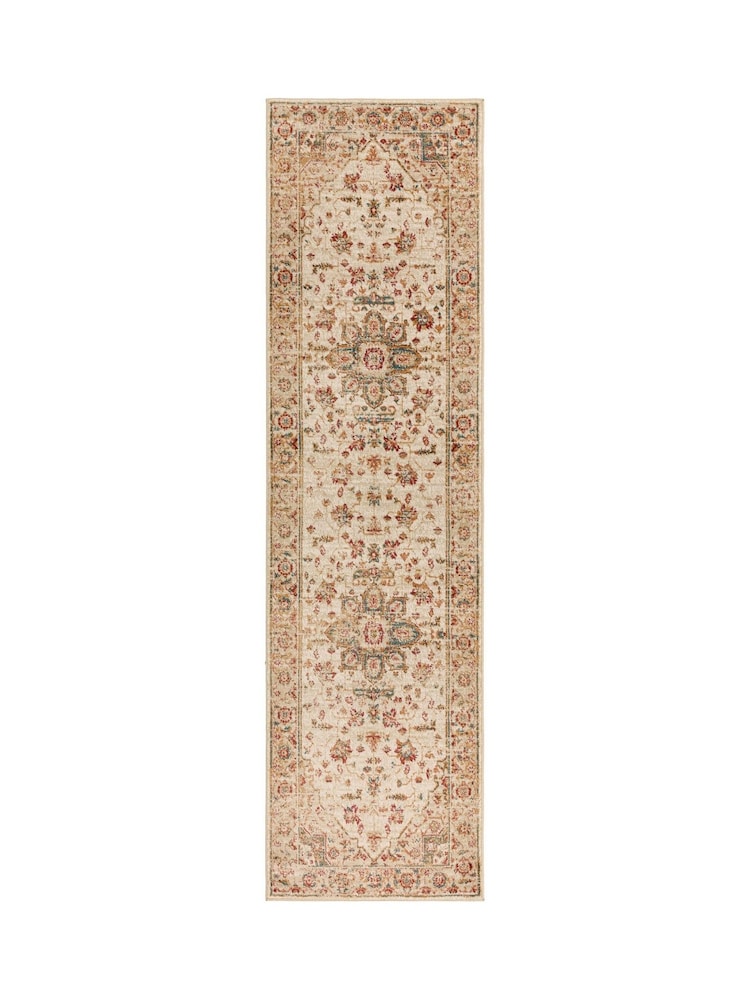 THE RUG EDIT Cream Multi Raja Medallion Rug - Image 1 of 6 THE RUG EDIT Cream Multi Raja Medallion Rug - Image 1 of 6