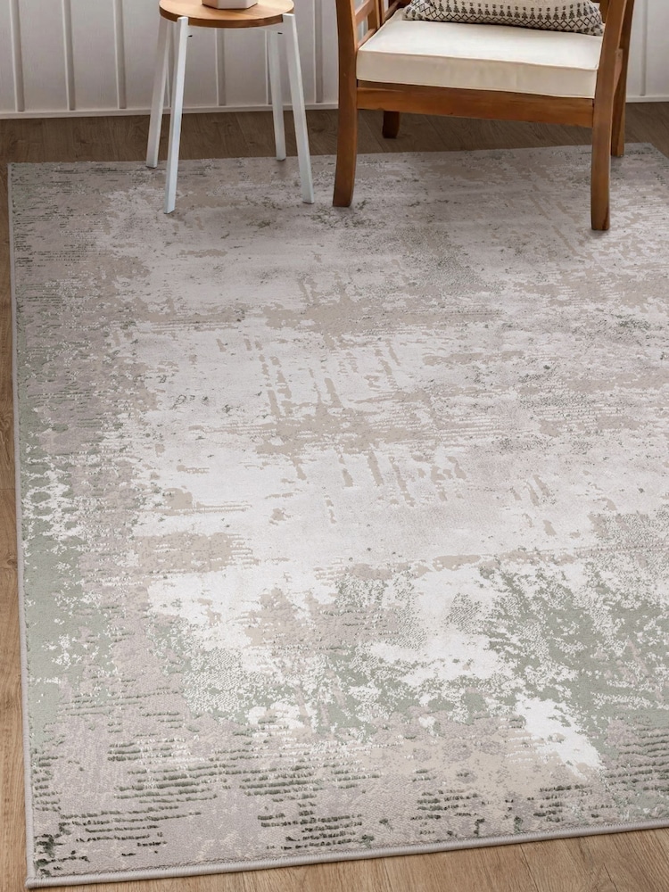 THE RUG EDIT Green Ritz Absract Rug - Image 1 of 9