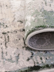 THE RUG EDIT Green Ritz Absract Rug - Image 7 of 9