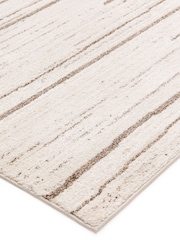 THE RUG EDIT Cream Oslo Broken Stripes Rug - Image 6 of 9