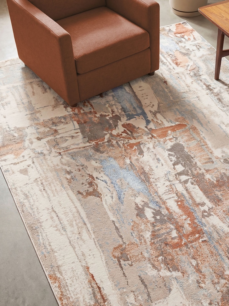 THE RUG EDIT Metallic Miro Painterly Rug - Image 1 of 9