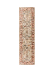 THE RUG EDIT Cream Red Raja Border Rug - Image 1 of 6
