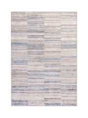 THE RUG EDIT Blue Ritz Grid Rug - Image 10 of 10