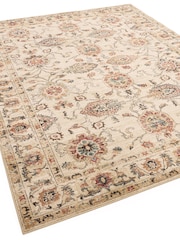 THE RUG EDIT Cream Multi Raja Border Rug - Image 3 of 9