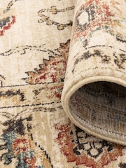 THE RUG EDIT Cream Multi Raja Border Rug - Image 5 of 9