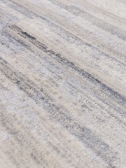 THE RUG EDIT Grey Ritz Grid Rug - Image 4 of 10