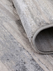 THE RUG EDIT Grey Ritz Grid Rug - Image 5 of 10