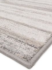 THE RUG EDIT Grey Ritz Grid Rug - Image 6 of 10
