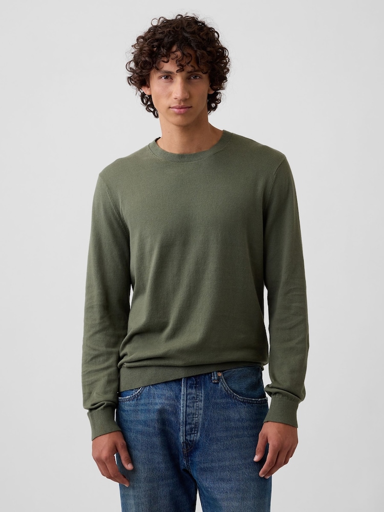 Verde - Pulover Gap Tricou la baza gâtului - Imaginea 1 din 5