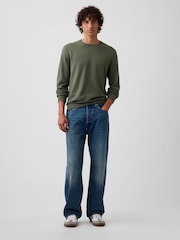 Verde - Pulover Gap Tricou la baza gâtului - Imaginea 3 din 5