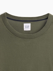 Verde - Pulover Gap Tricou la baza gâtului - Imaginea 5 din 5