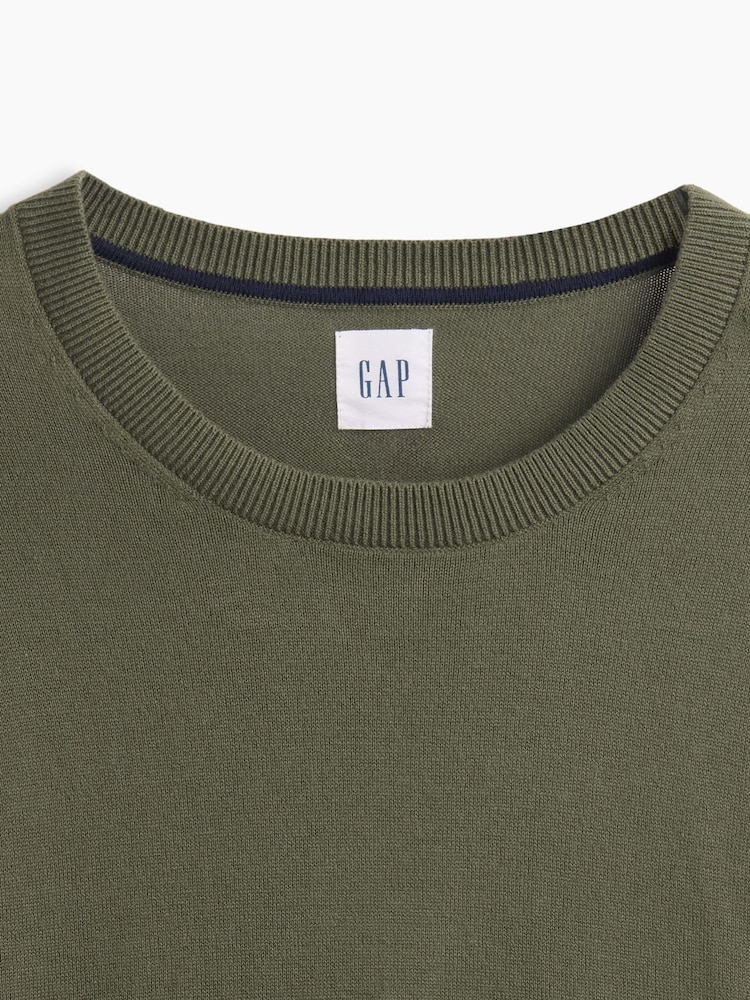 Verde - Pulover Gap Tricou la baza gâtului - Imaginea 5 din 5