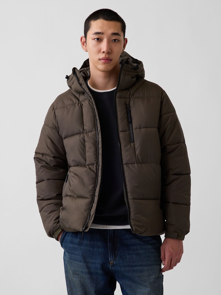 Καφέ ελιάς - Μπουφάν Gap Heavyweight Puffer - Εικόνα 1 από 5