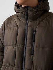 Καφέ ελιάς - Μπουφάν Gap Heavyweight Puffer - Εικόνα 4 από 5