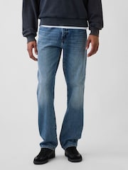 Gap Blue Relaxed Straight Jeans - Image 1 of 5