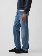 Gap Blue Relaxed Straight Jeans - Image 3 of 5