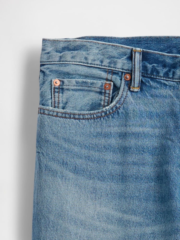 Gap Blue Relaxed Straight Jeans - Image 5 of 5 Gap Blue Relaxed Straight Jeans - Image 5 of 5