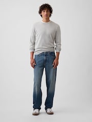 Gri - Pulover Gap Tricou la baza gâtului - Imaginea 3 din 5