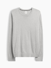 Gri - Pulover Gap Tricou la baza gâtului - Imaginea 5 din 5