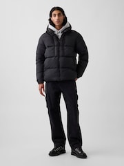 Gap Black Heavyweight Puffer Jacket - Image 3 of 5