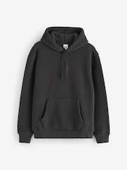 Gap Black Sherpa Pullover Hoodie - Image 1 of 4
