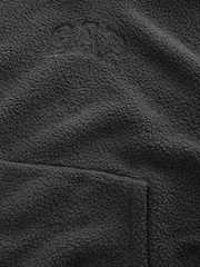 Gap Black Sherpa Pullover Hoodie - Image 3 of 4