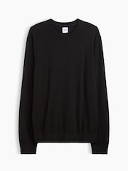 Negru - Pulover Gap Tricou la baza gâtului - Imaginea 4 din 5