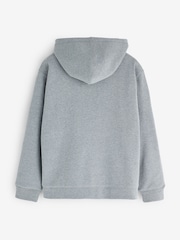 Γκρι - Gap Relaxed Logo Sherpa-Lined Zip-Up Hoodie - Εικόνα 2 από 4
