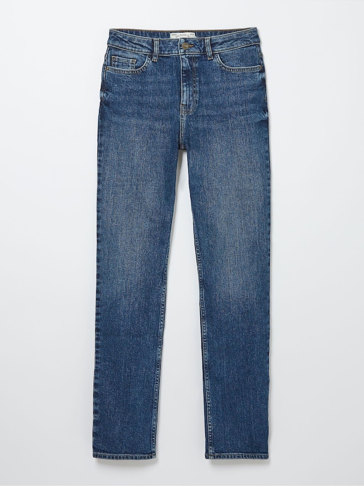 FatFace Chesham Dark Vintage Blue Girlfriend Jeans - Image 1 of 1