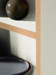 MADE.COM Grey Zayla Wide Tall Shelving Unit - Image 2 of 4