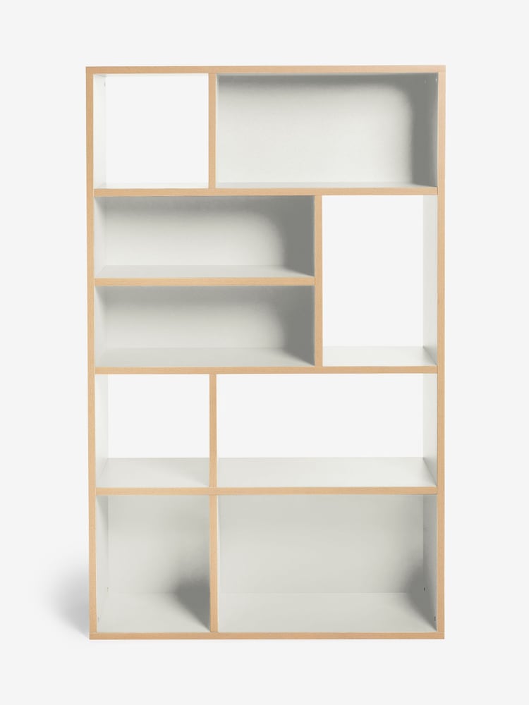 MADE.COM Grey Zayla Wide Tall Shelving Unit - Image 4 of 4