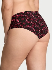 Victoria's Secret Black Love Script Hipster Knickers - Image 2 of 3