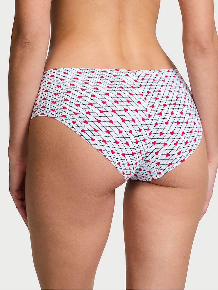 Victoria's Secret Light Blue Fishnet Heart Hipster Knickers - Image 2 of 3