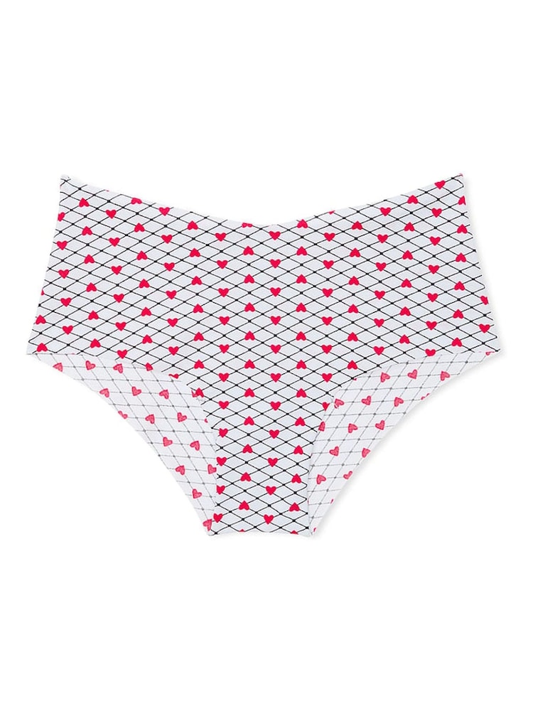 Victoria's Secret Light Blue Fishnet Heart Cheeky Knickers - Image 1 of 1