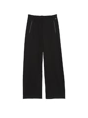 Victoria's Secret Black Fleece Wide Leg Jogger - Image 3 of 4