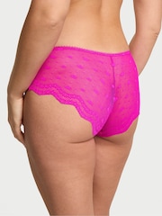 Victoria's Secret Bali Orchid Pink Hipster Heart Mesh Back Knickers - Image 2 of 3