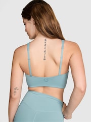 Victoria's Secret PINK Niagara Falls Blue Relay Cinched Plunge Bra - Image 2 of 2