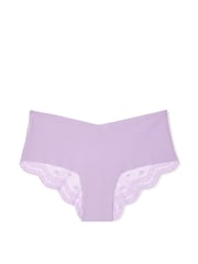 Victoria's Secret Charmed Violet Purple Cheeky Heart Mesh Back Knickers - Image 3 of 3
