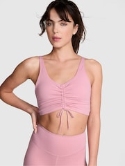 Victoria's Secret PINK Cameo Pink Relay Cinched Plunge Bra - Image 1 of 2